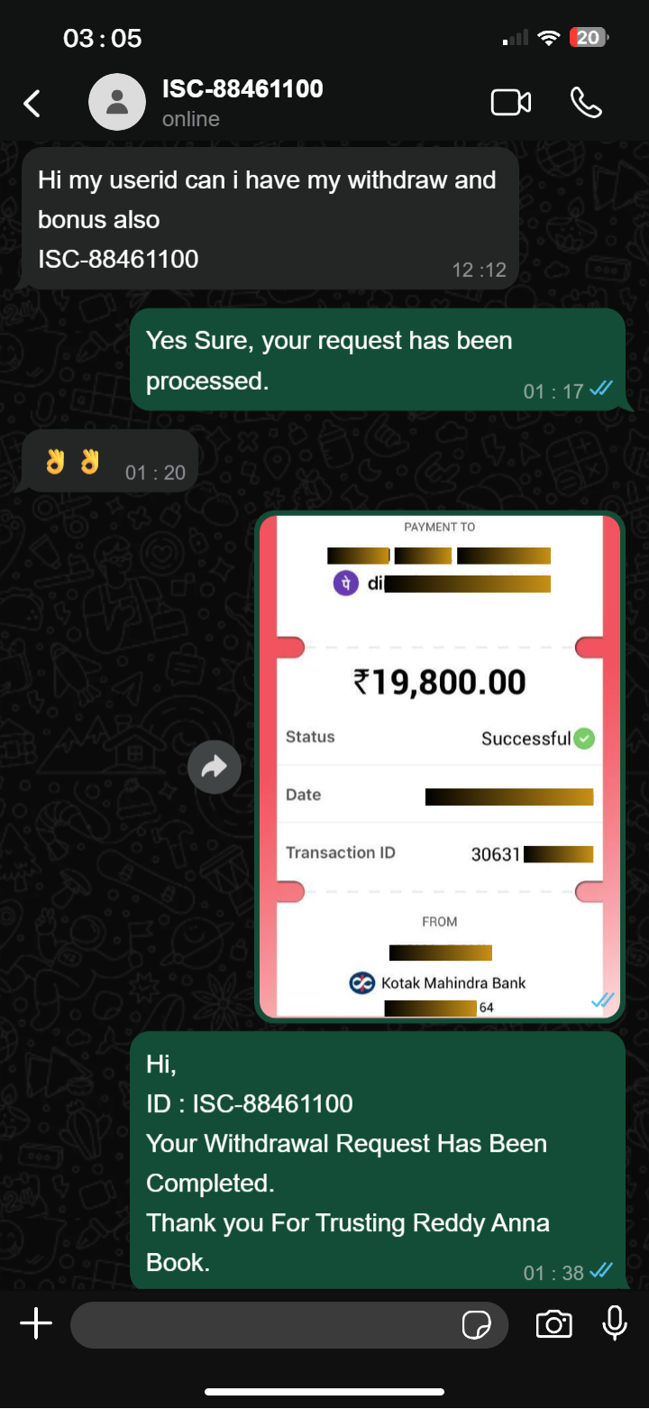 reddy book betting